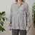 Vintage Abstract Floral Shirt L