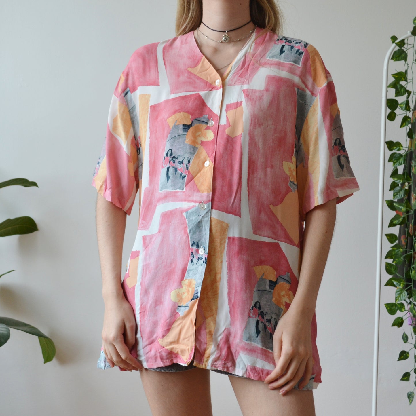 Abstract blouse M