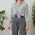 Vintage Abstract Floral Shirt L