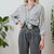 Vintage Abstract Floral Shirt L