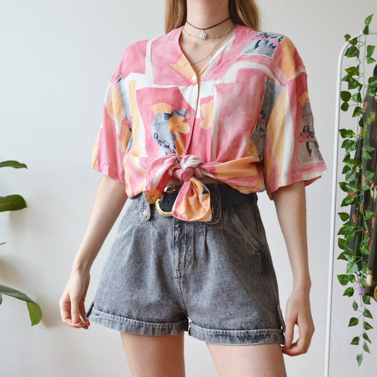 Abstract blouse M