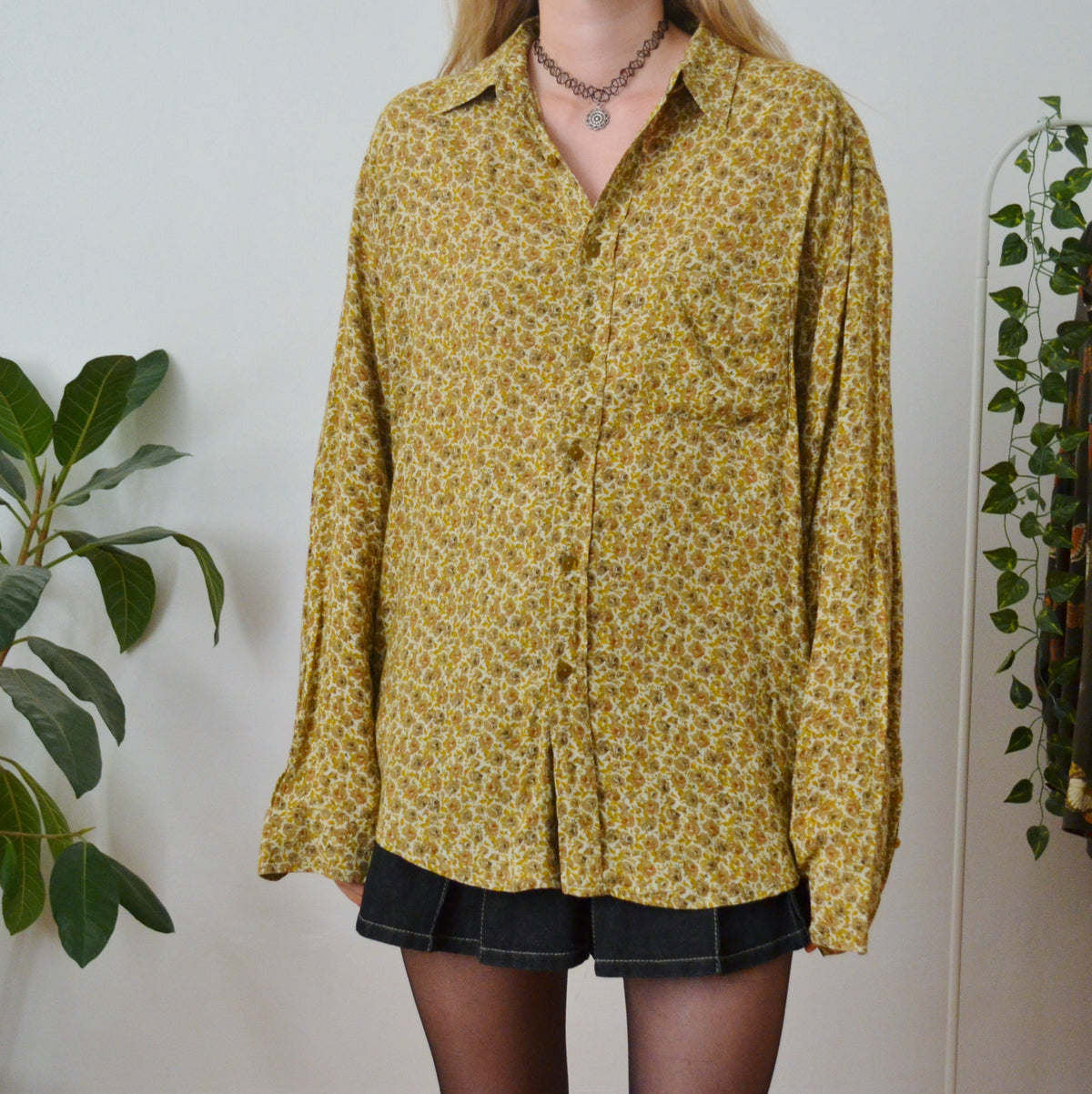 Vintage Rose Shirt XL
