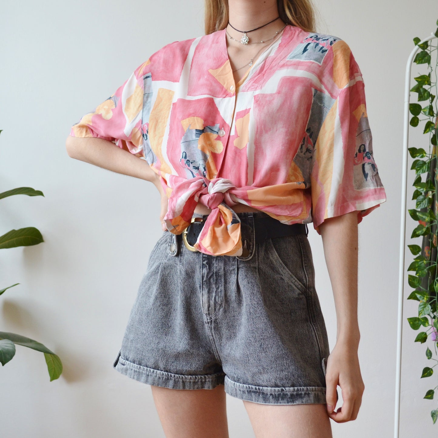 Abstract blouse M