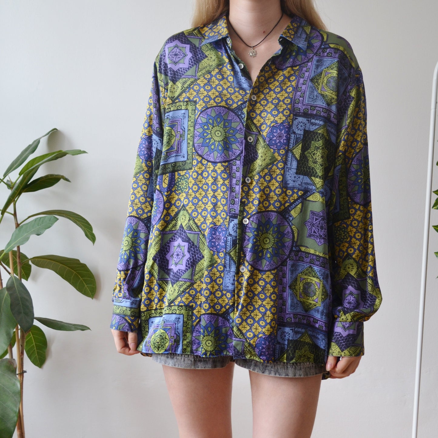 Vintage Mosaic Shirt L