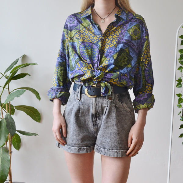Vintage Mosaic Shirt L