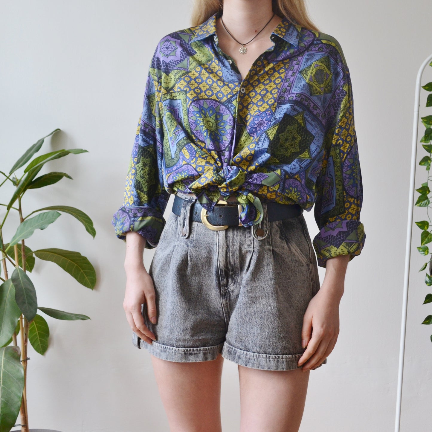 Vintage Mosaic Shirt L