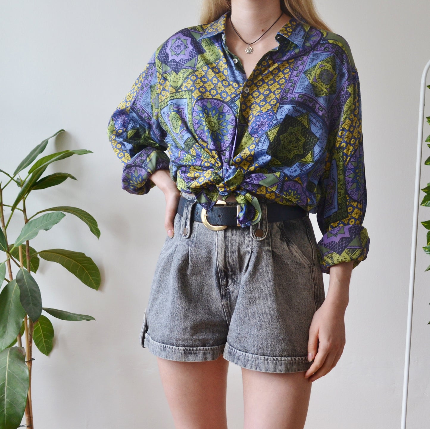 Vintage Mosaic Shirt L