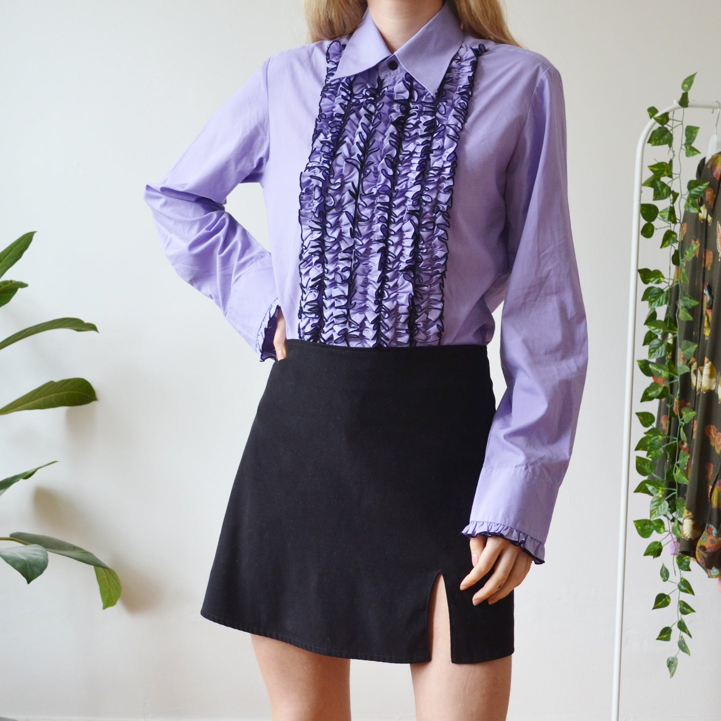 Ruffle blouse S