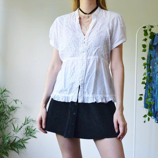 White blouse uk 16