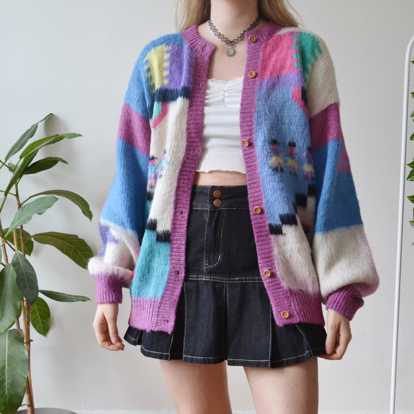 Vintage Novelty Cardigan L