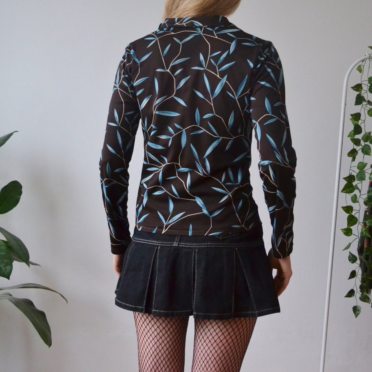 Vintage Leaf Blouse S