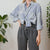 Vintage Blue Abstract Shirt L
