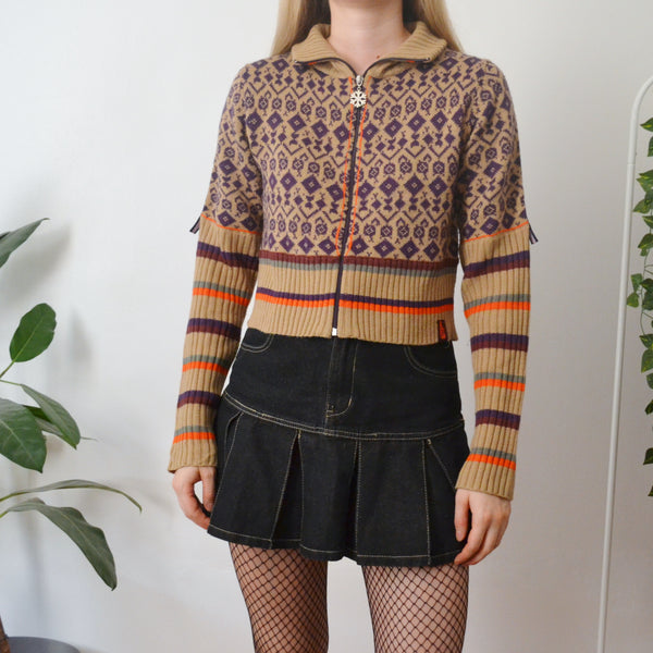 Zip up cardigan