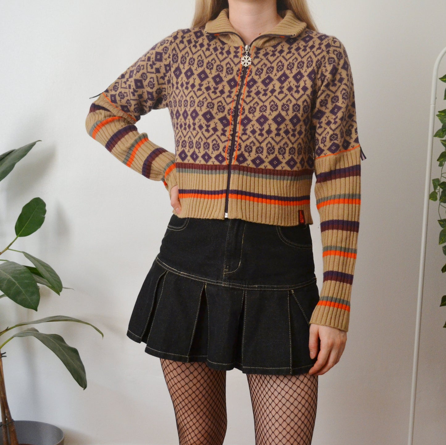 Zip up cardigan