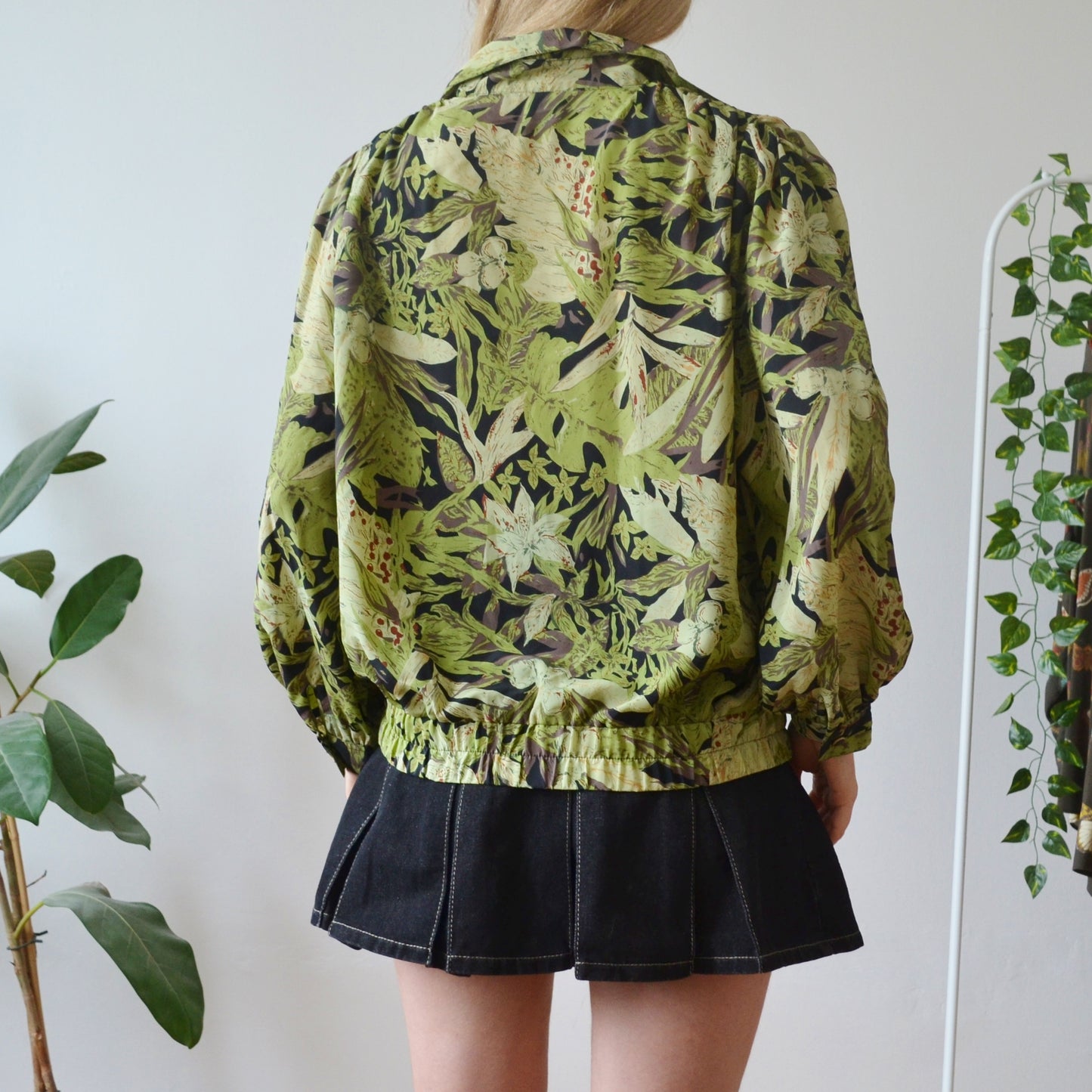 Vintage Leaf Blouse L