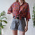 Vintage Abstract Shirt L