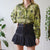 Vintage Leaf Blouse L