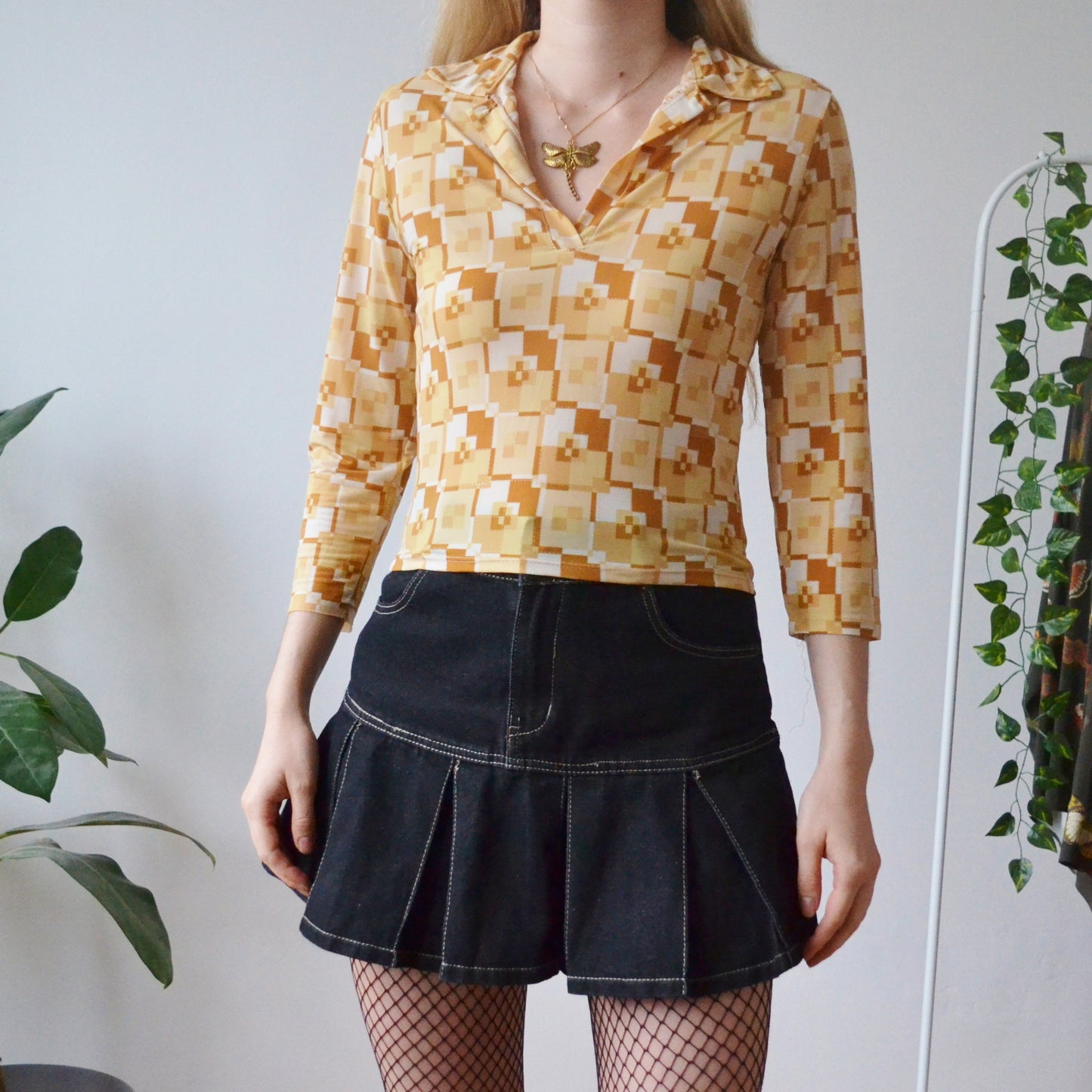 Vintage Geometric Top S