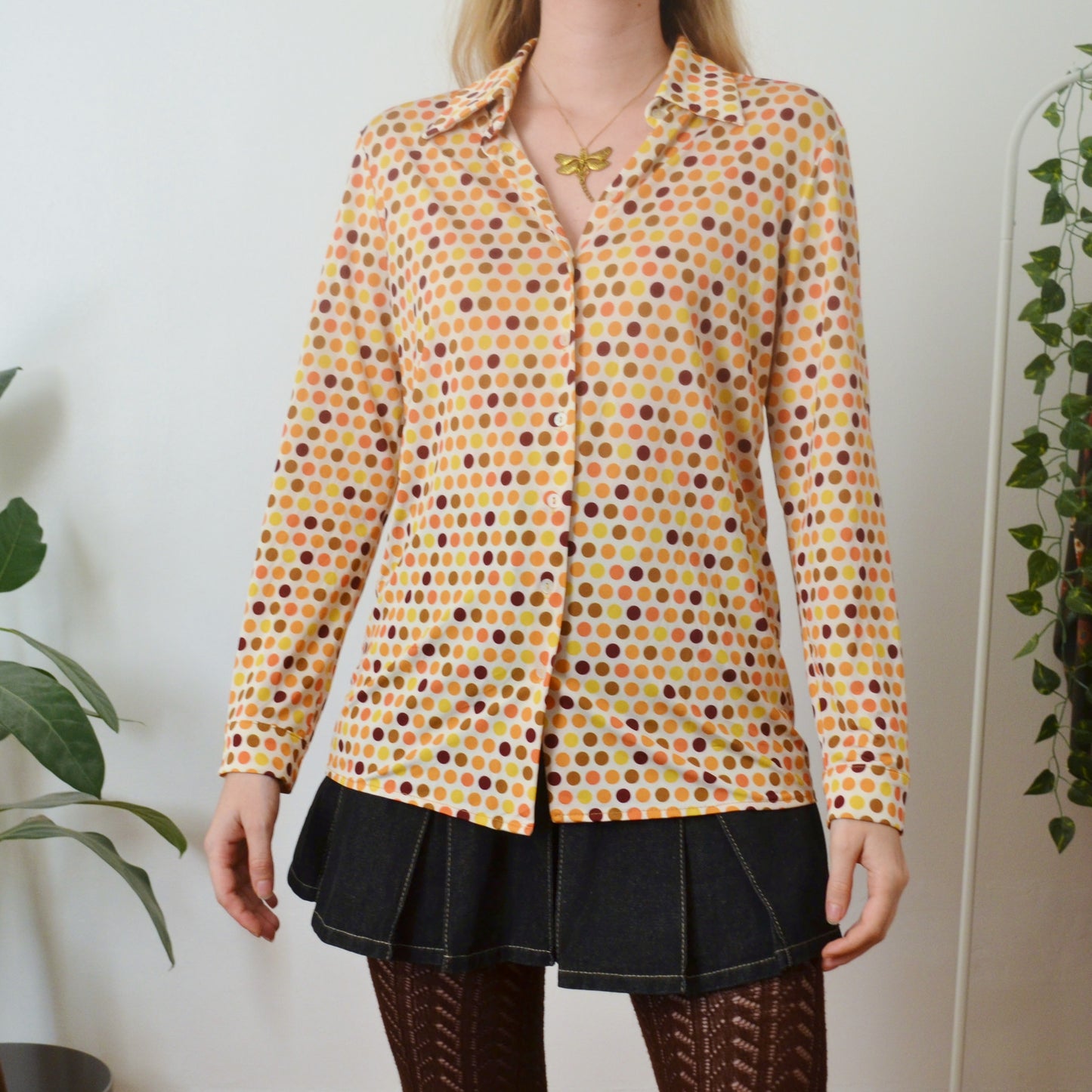 Polka dot blouse