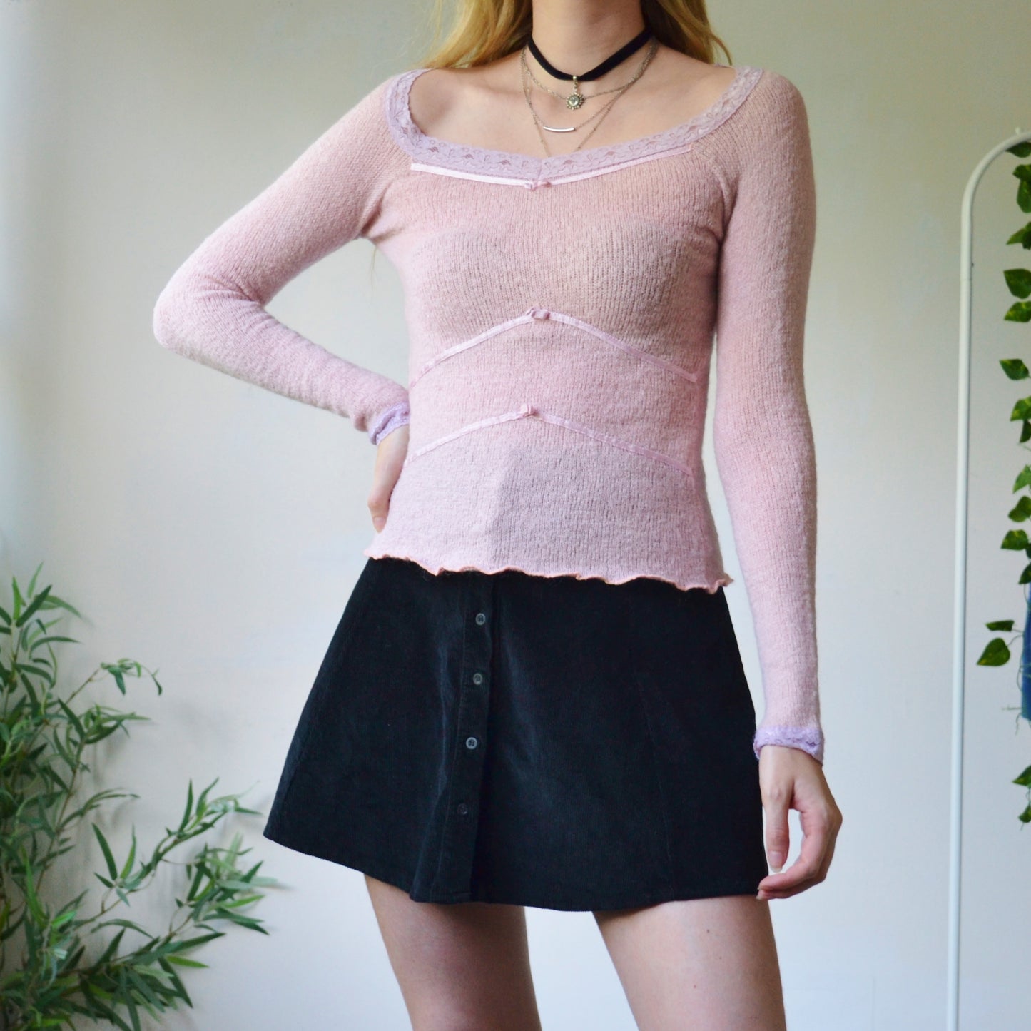 Pink top S