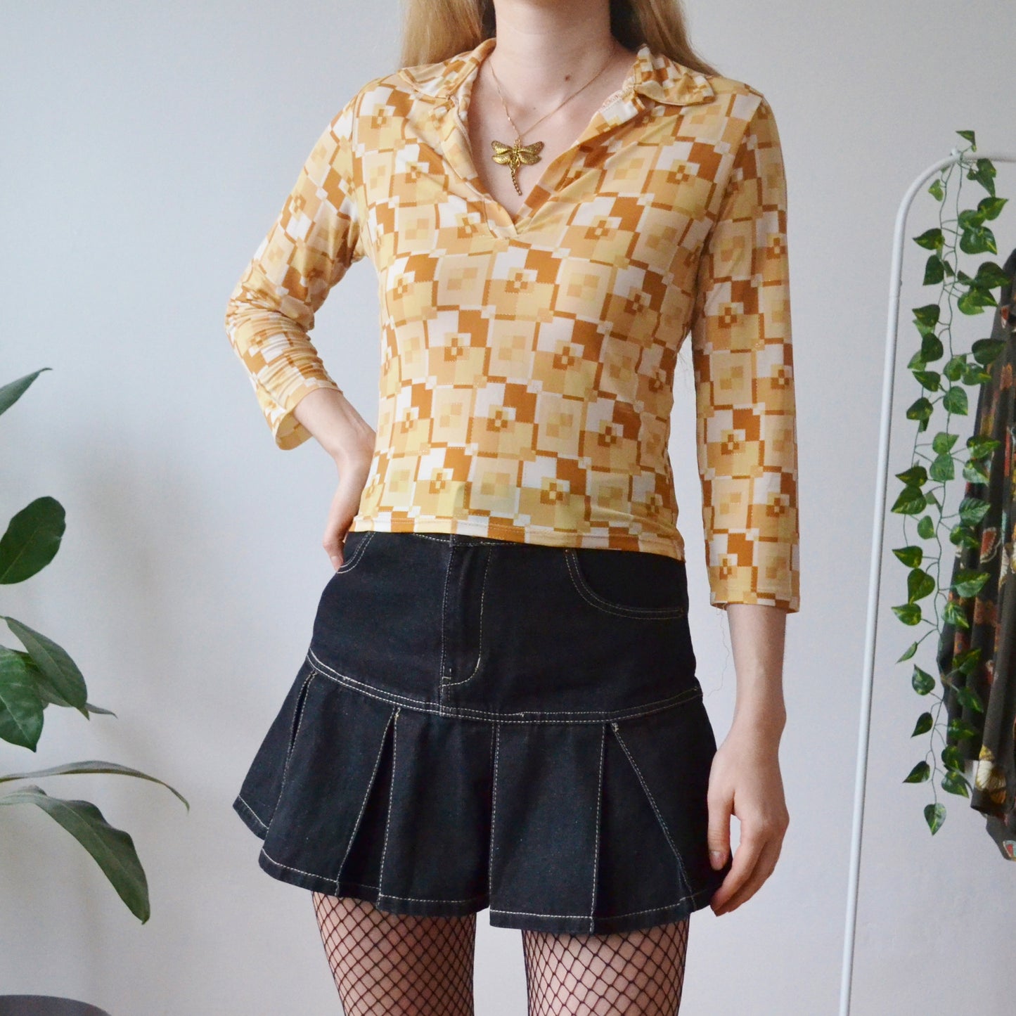 Vintage Geometric Top S