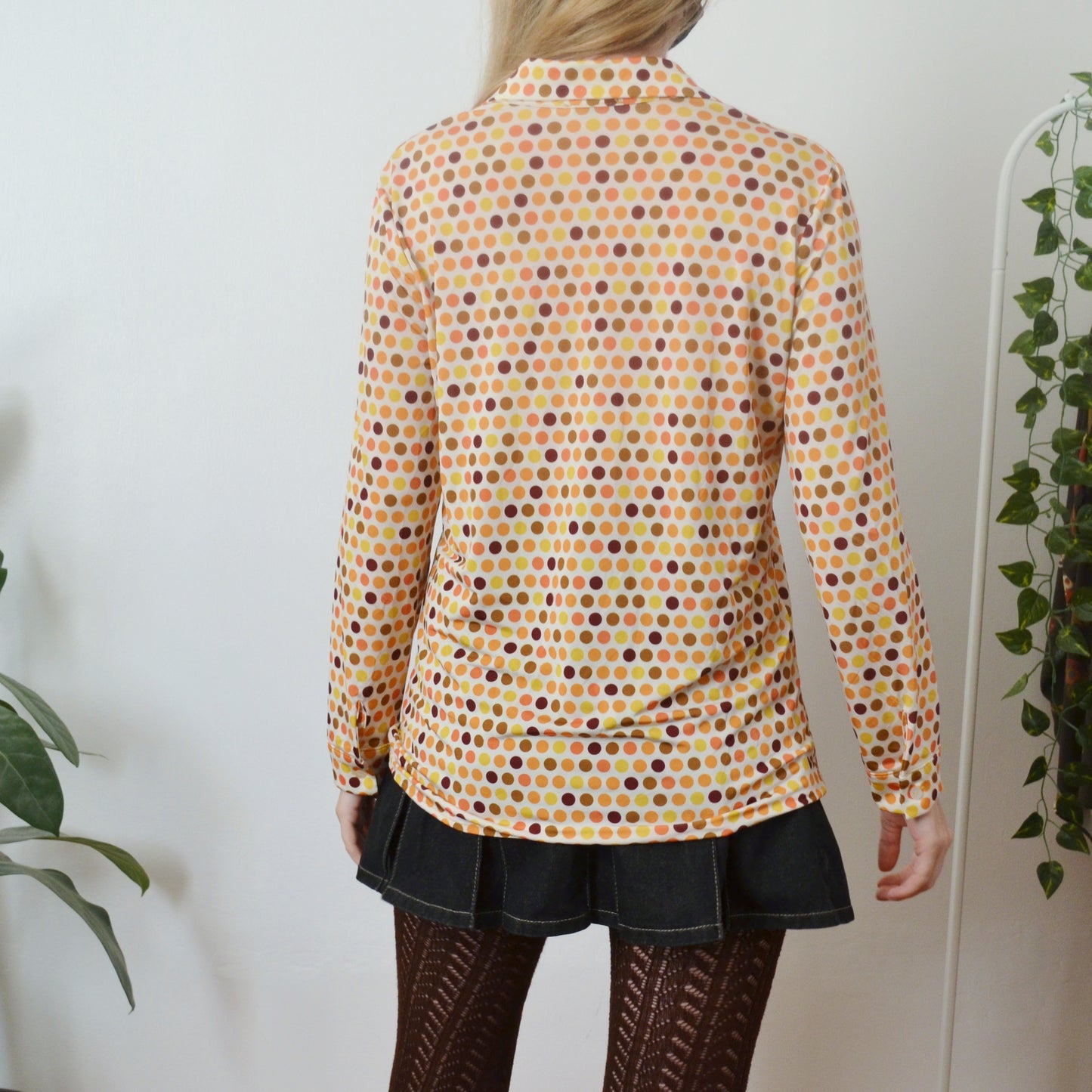 Polka dot blouse