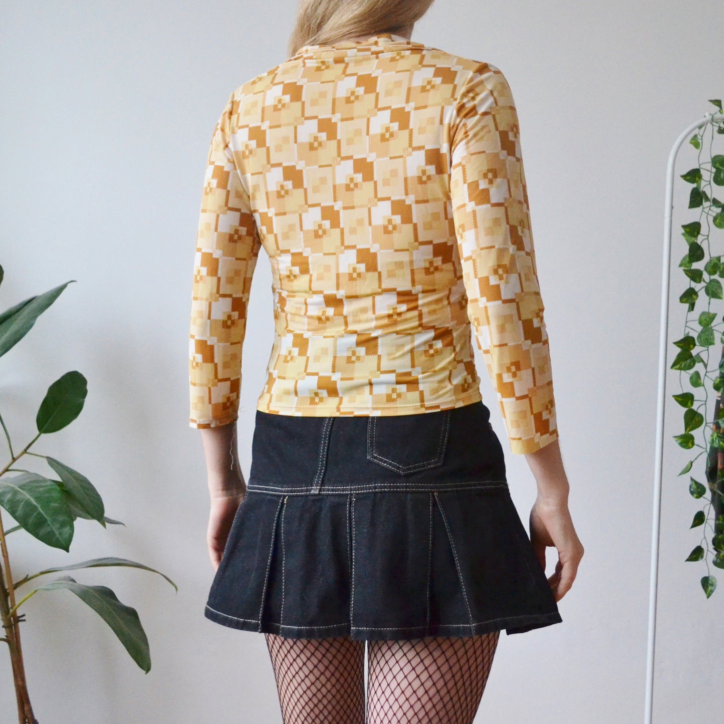 Vintage Geometric Top S