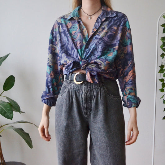 Vintage Abstract Shirt XL