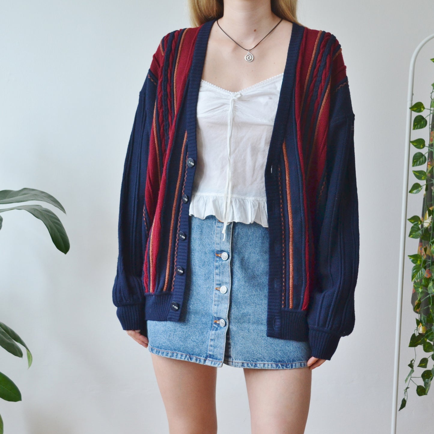 Retro cardigan XL