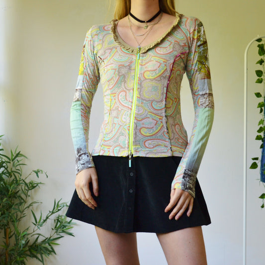 Zip up top S