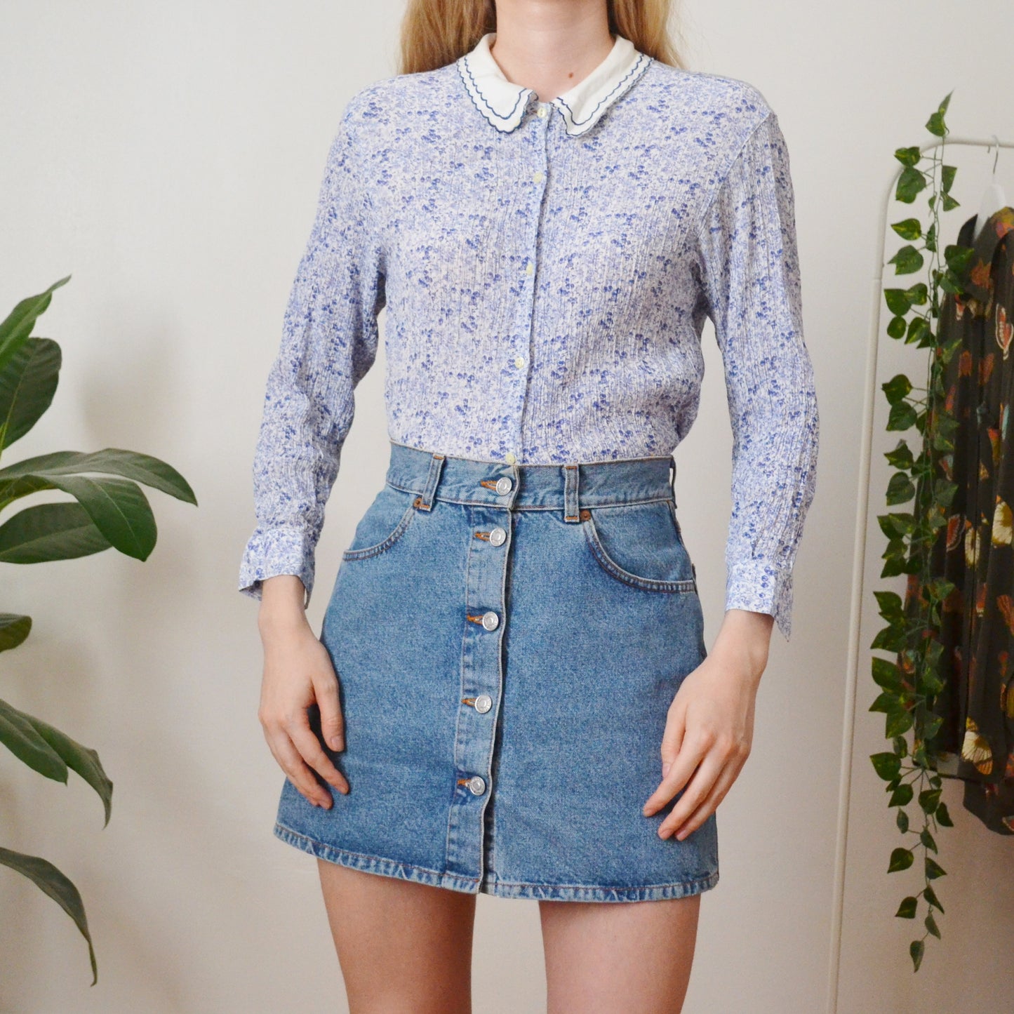 Ditsy blouse M