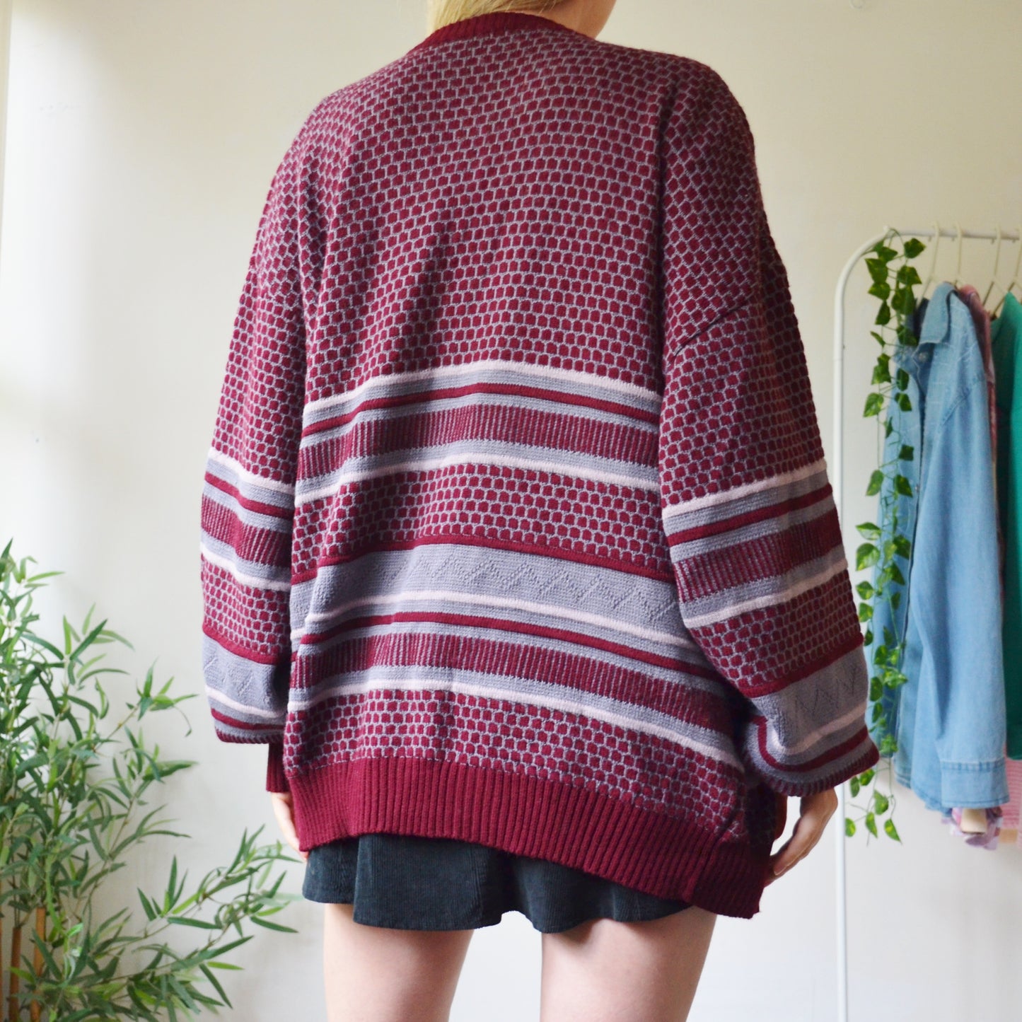Retro cardigan L