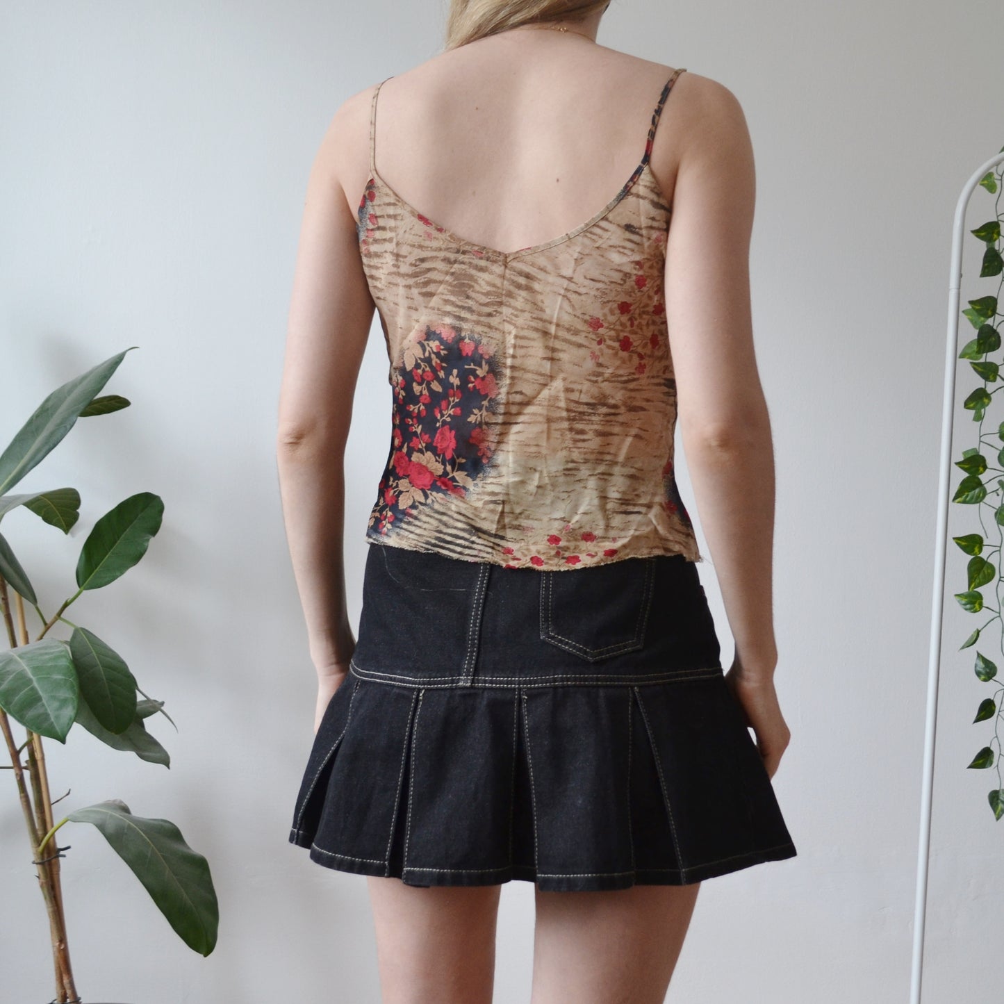 Vintage Floral Cami Top M