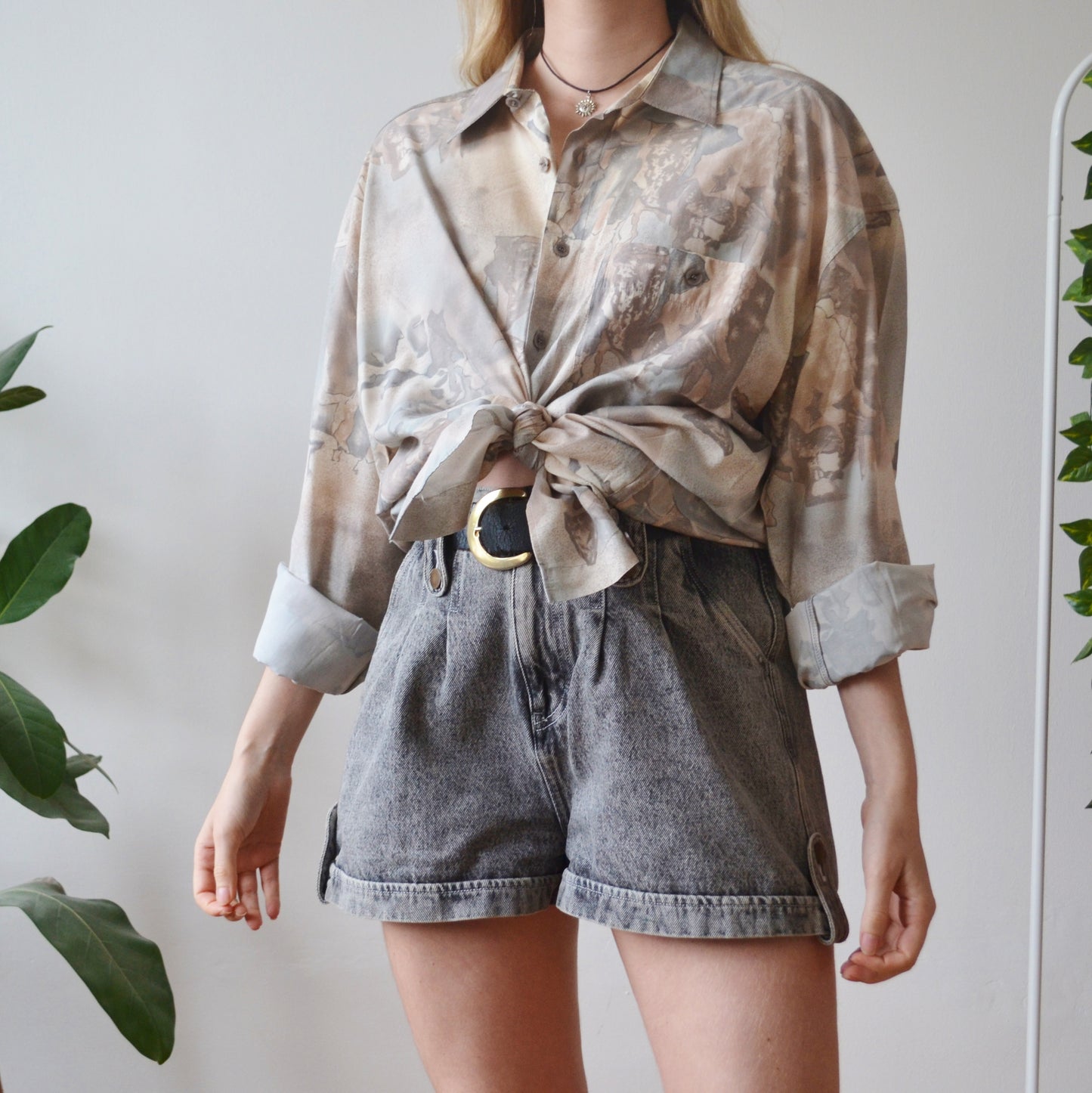 Vintage Abstract Shirt XL