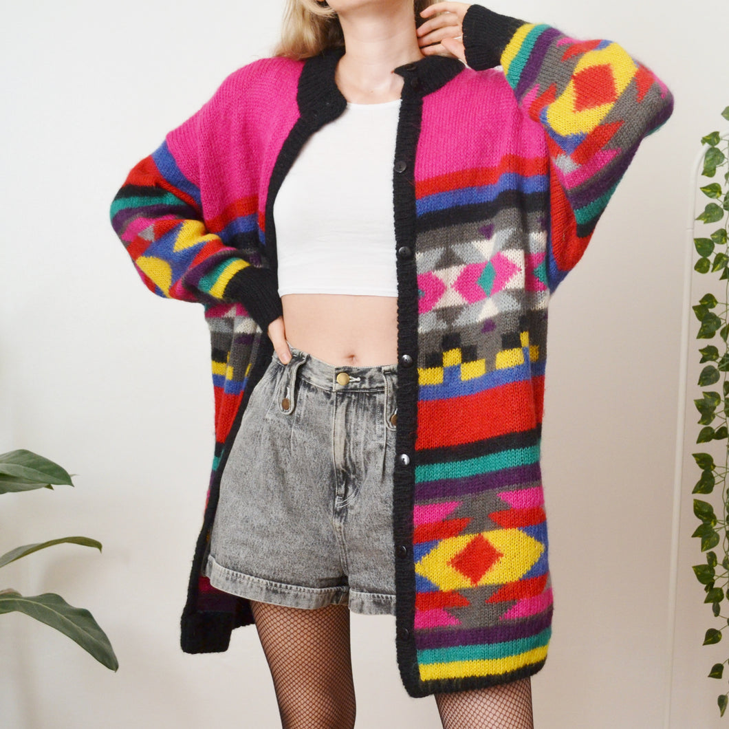 80s cardigan XL