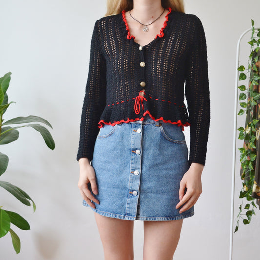Crochet cardigan S