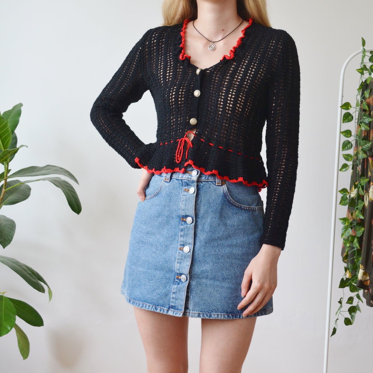 Crochet cardigan S