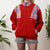 Red fleece M