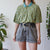Vintage Retro Polo Top M