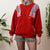 Red fleece M