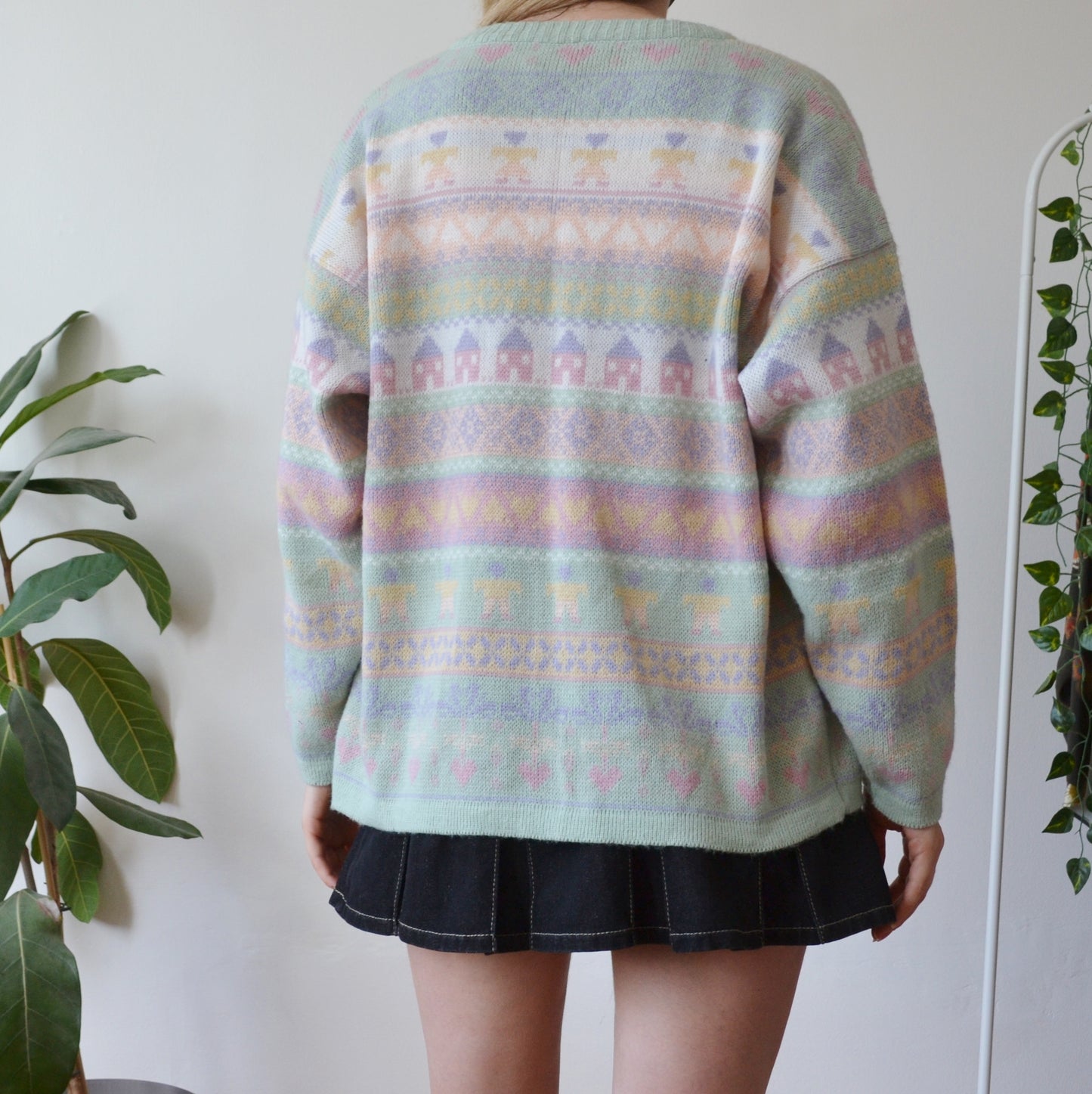 Vintage Cottage Cardigan L