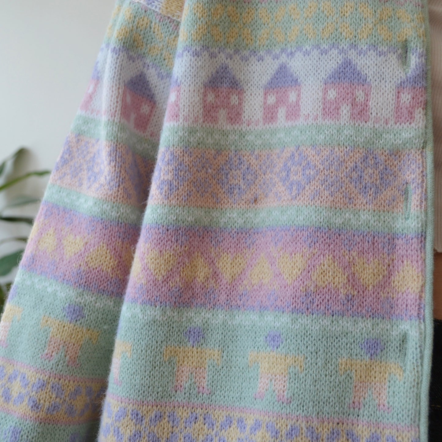 Vintage Cottage Cardigan L