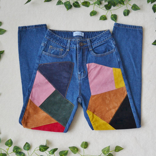 Patchwork jeans uk 4