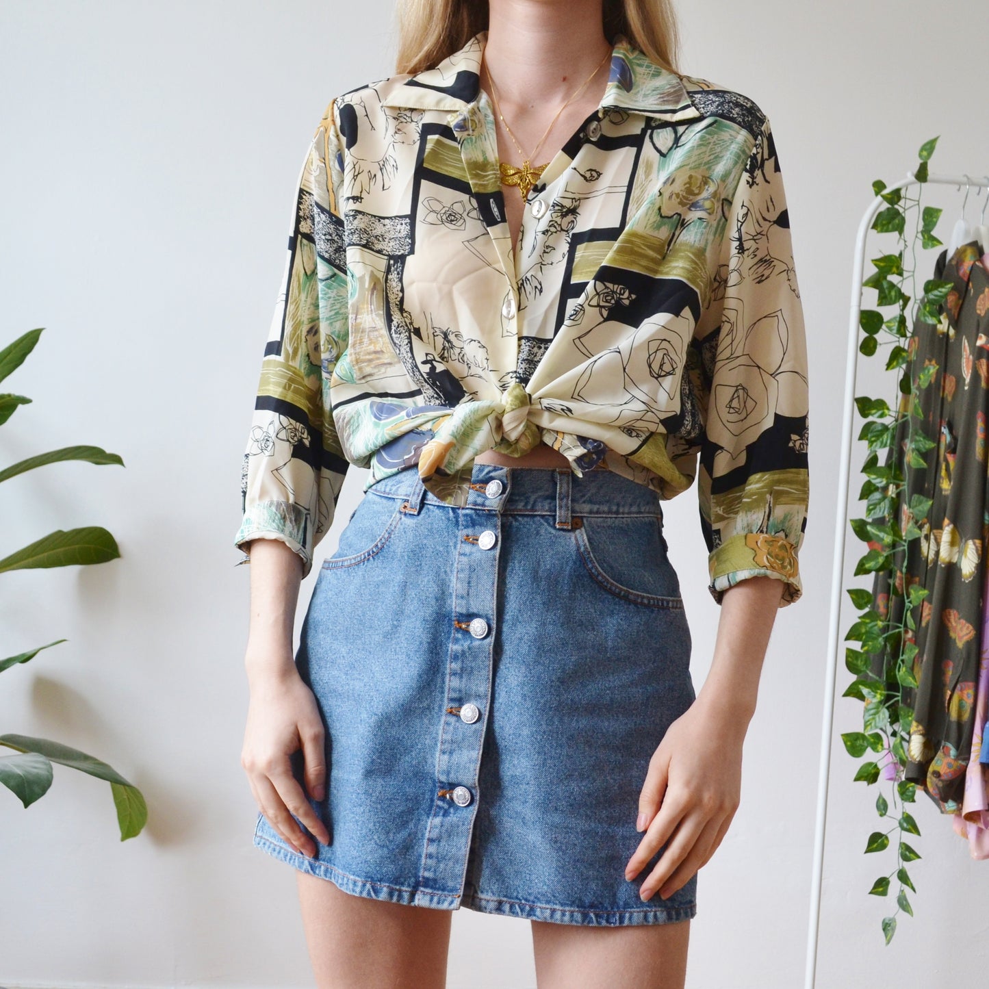 Abstract shirt L
