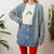Blue cardigan L