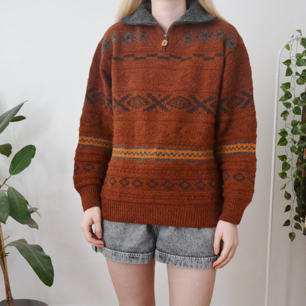 Vintage Rust Jumper XL