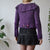 Vintage Purple Cardigan S