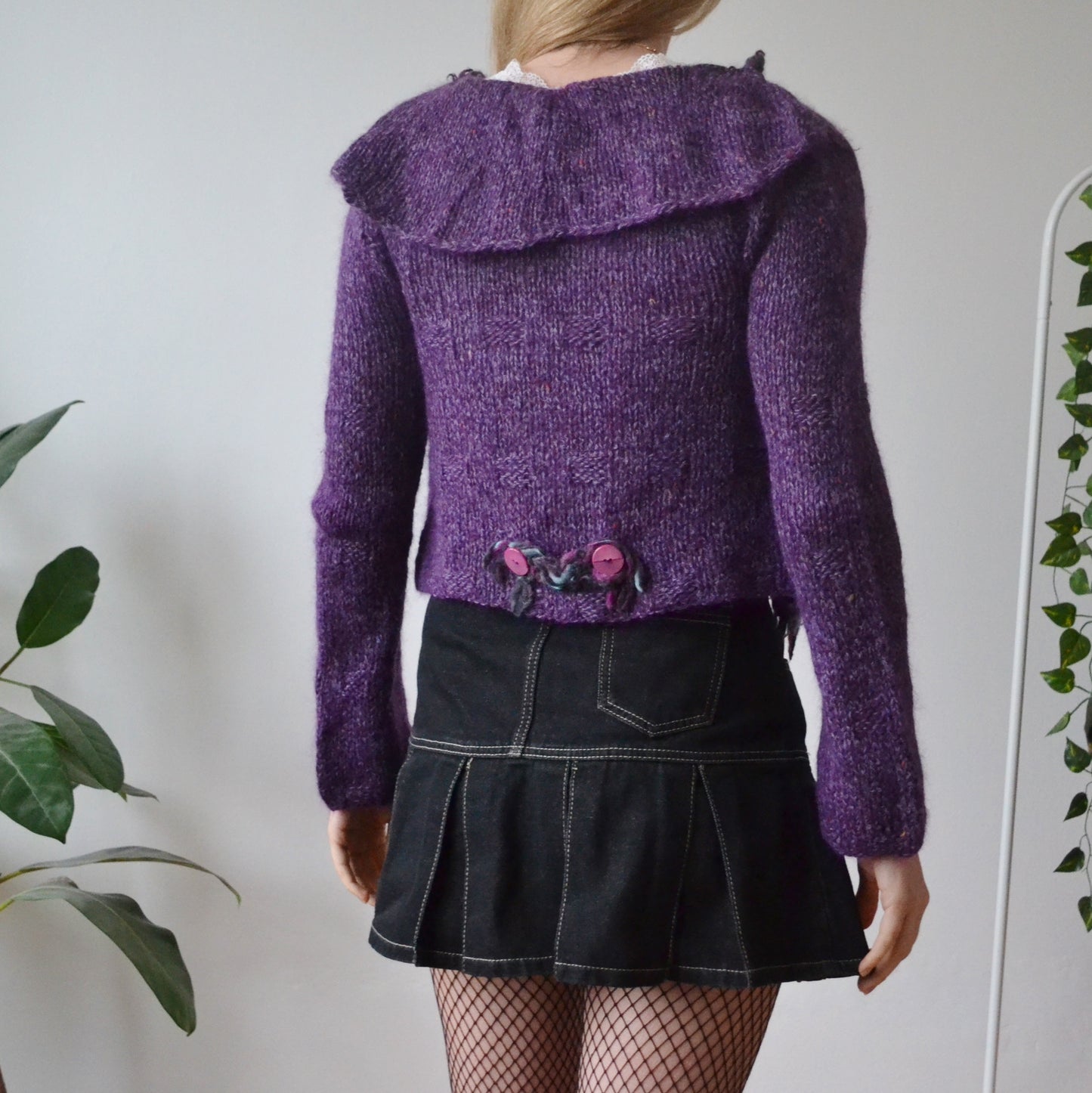 Vintage Purple Cardigan S