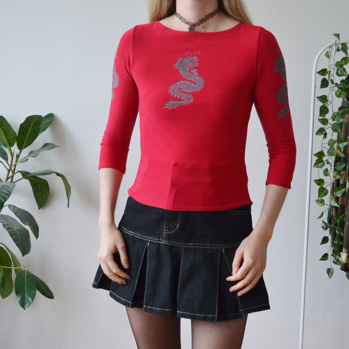 Vintage Dragon Top S