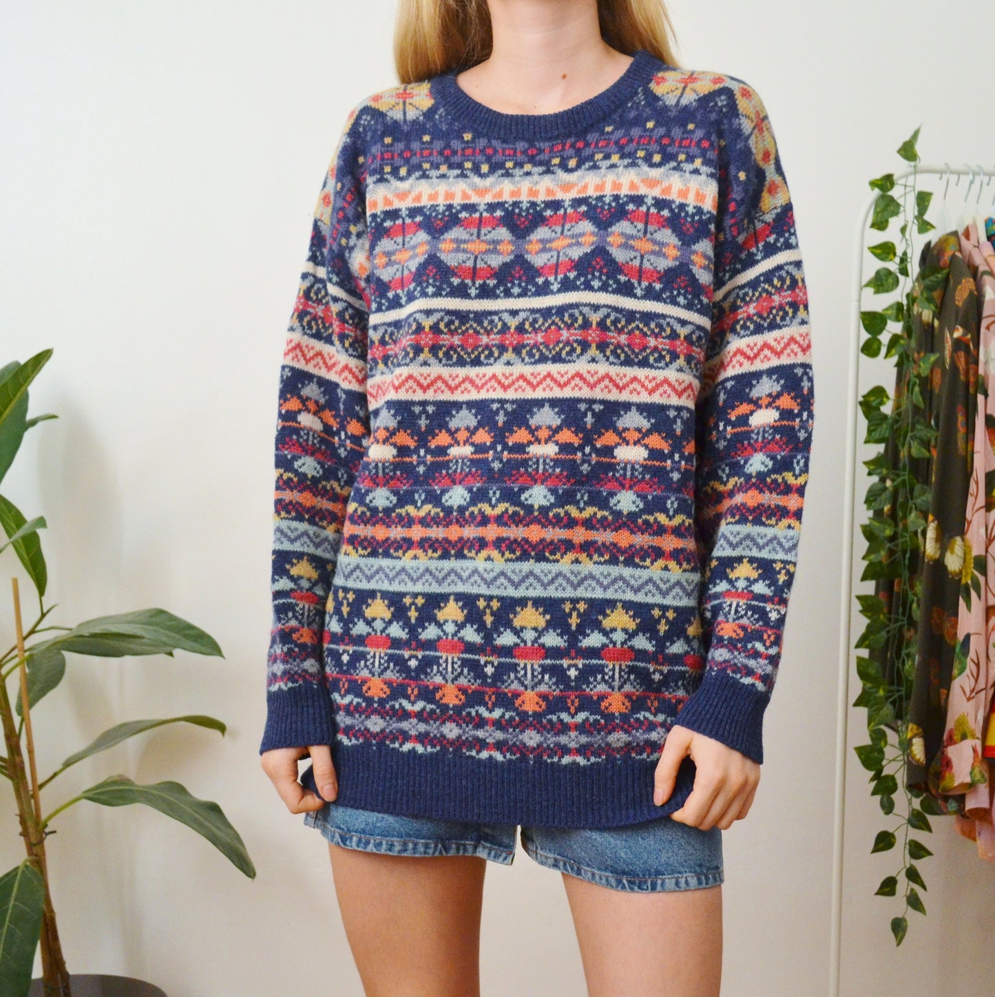 Fair isle jumper L